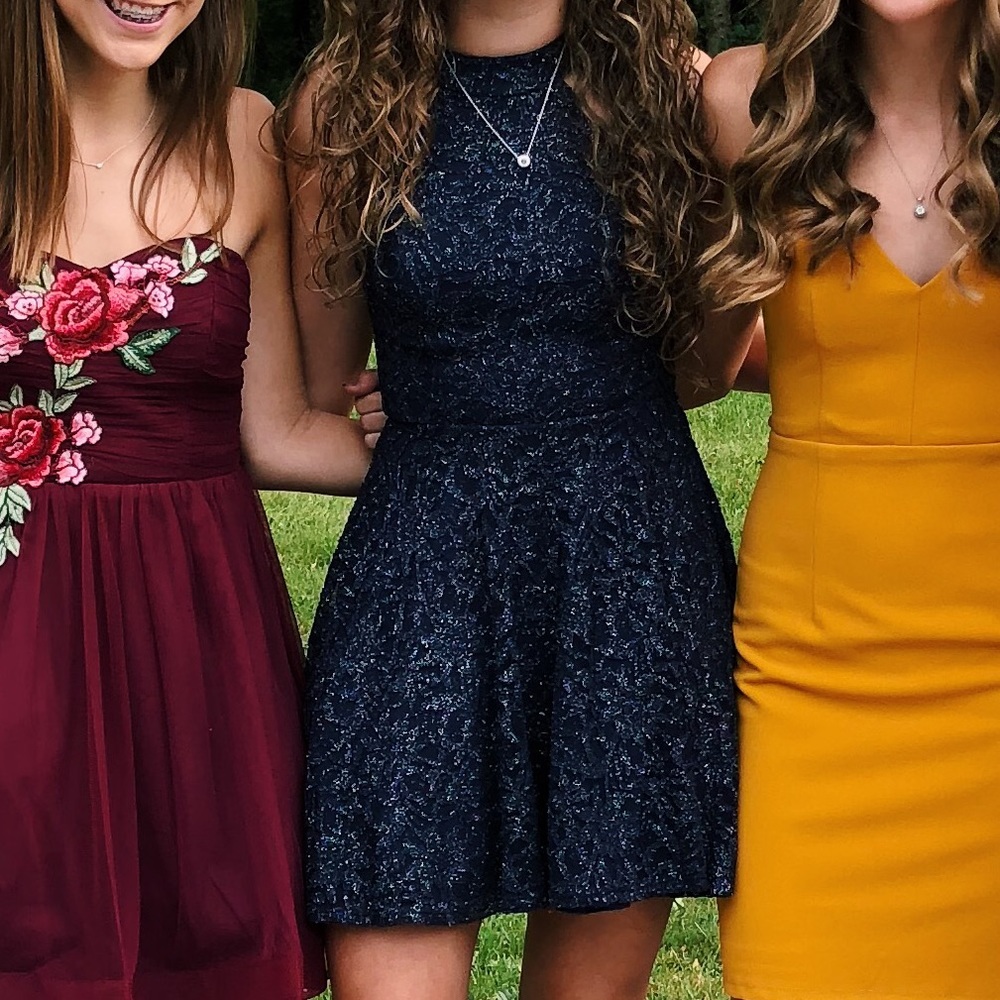 Navy Blue Formal Dress